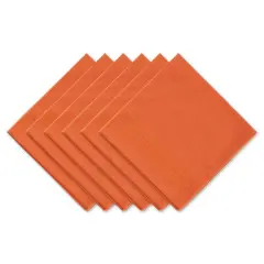 DII&reg; Burnt Orange Dobby Stripe Cloth Dinner Napkins, 6ct.