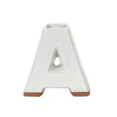 5" Monogram Ceramic Vase by Ashland&reg;