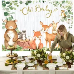 Kate Aspen&reg; Woodland Baby&nbsp;Shower Photo Backdrop