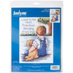 Janlynn&reg; Precious Blessing Mini Counted Cross Stitch Kit