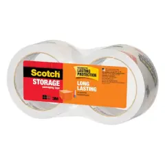 3M Scotch&reg; Super Clear Storage Packaging Tape, 2ct.