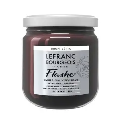 Lefranc & Bourgeois Flashe&reg; Matte Artist's Color, 400mL Sepia Brown
