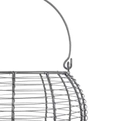 DII&reg; Gray Vintage Metal Basket Set