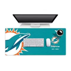 Logo Series Desk Pad Miami Dolphins