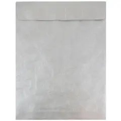 JAM Paper 11.5" x 14.5" Tyvek&reg; Open End Catalog Envelopes, 25ct. Silver