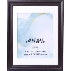 Lifestyles&trade; Black Cherry Frame With Mat by Studio D&eacute;cor&reg;