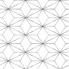 RoomMates Geo Blockstar Peel & Stick Wallpaper Black