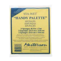 Masterson Sta-Wet&reg; Handy Palette Sponge Refill, 3ct.