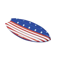 73" Americana Surfboard Shaped Inflatable Swimming Pool Lounge Float
