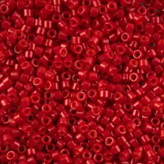 John Bead 11/0 Miyuki Delica Glass Seed Beads, 5g Medium Bright Red