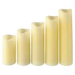 LED Wax Pillar Candles by Ashland&reg;