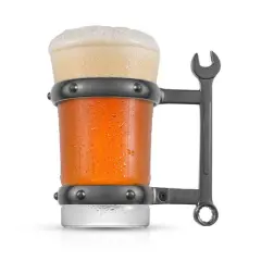 JoyJolt&reg; Tools Collection 17oz. Combo Wrench Handle Single Beer Mug
