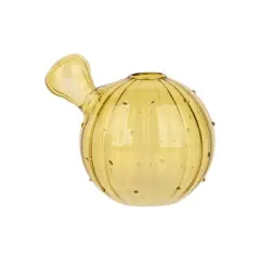 4.75" Short Glass Cactus by Ashland&reg; Yellow