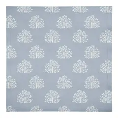 Blooming Bush Cotton Twill Napkin Blue