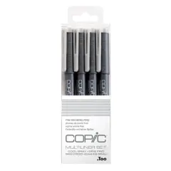 Copic&reg; Gray Multiliner Pen Set, Fine