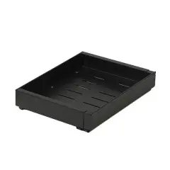 SunnyPoint Pull-Out Cabinet Organizer Expandable Drawer Shelf Black