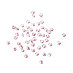 SS16 Round Hotfix Austrian Crystals by Bead Landing&trade;, 50ct. Light Rose Aurora Borealis