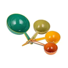 Hello Honey&reg; Multicolor Enameled Stainless Steel Measuring Spoon Set