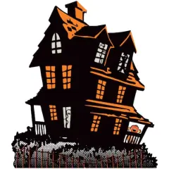 Beistle Vintage Halloween Haunted House Stand-Up Photo Prop