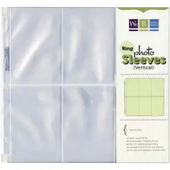 We R Memory Keepers&reg; 12" x 12" Ring Photo Sleeves with 6" x 4" Pockets