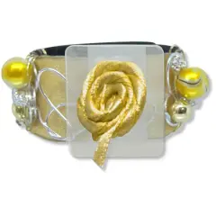 JAM Paper Angelyn New Style Flower Bracelet Gold
