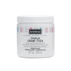 DIY Home Chalk Distressing Paint by ArtMinds&reg;, 8oz. Porcelain