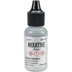 Tim Holtz&reg; Alcohol Ink Metallic Mixative Silver