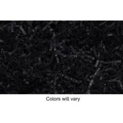 Essentials by Leisure Arts Crinkle Shred Box, 10lb. Assorted Black