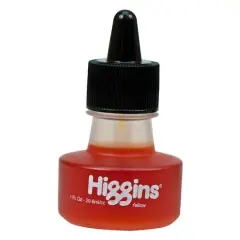 Higgins Drawing Ink, 1oz. Yellow