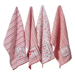 DII&reg; Pop Fizz Sip Embellished Dishtowel Set