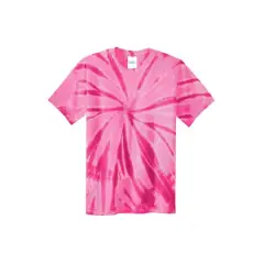 Port & Company&reg; Youth Tie-Dye T-Shirt Pink