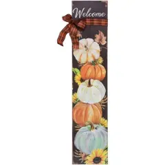 3ft. Welcome Autumn Fall Harvest Pumpkin Wall Sign