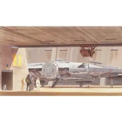RoomMates Ralph Mcquarrie's Star Wars Docking Bay Millennium Falcon Peel & Stick Mural