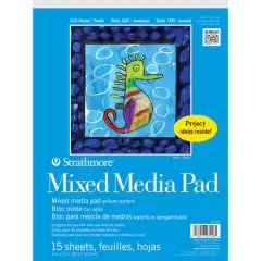 Strathmore&reg; 100 Series Mixed Media Paper Pad