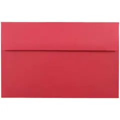 JAM Paper A10 Colored Invitation Envelopes, 50ct. Red