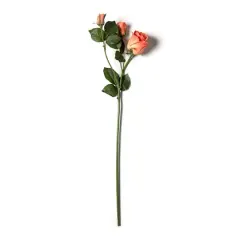 Coral Faux Real Rose Stem by Ashland&reg;