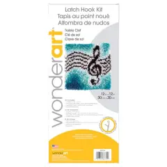 Wonderart&reg; Treble Clef Latch Hook Kit