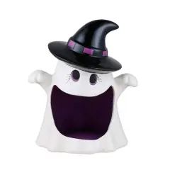 Mr. Halloween 12&ldquo; Motion Activated Ceramic Ghost Candy Bowl