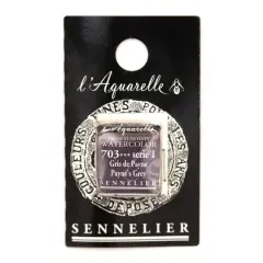 Sennelier French Artists' Watercolor Paint, Half Pan 703 Payne's Grey