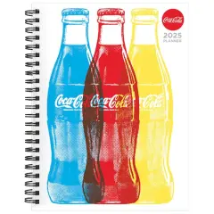 TF Publishing 2025 Medium Coca-Cola Weekly Monthly Spiral Planner