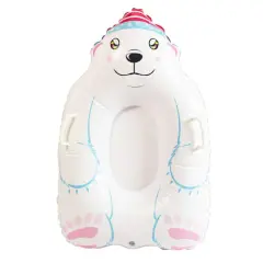 SnowCandy 37" Polar Bear Inflatable Snow Sled