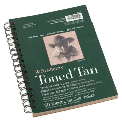 Strathmore&reg; 400 Series Recycled Toned Tan Sketch Paper Pad