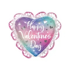 29" Happy Valentine's Day Ombre Foil Balloon