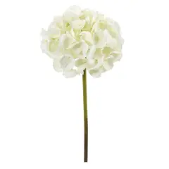 19" Hydrangea Stem, 6ct. White