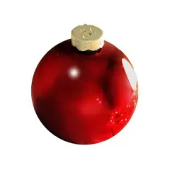 Whitehurst 40 Pack 1.25" Shiny Glass Ball Ornaments Burgundy