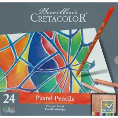 Cretacolor&reg; Fine Art 24 Piece Pastel Pencil Set