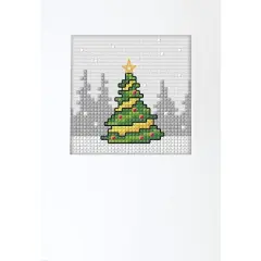 Orchidea Christmas Tree Counted Cross Stitch Kit