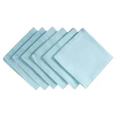 DII&reg; Solid Chambray Oversized Napkin, 6ct. Aqua