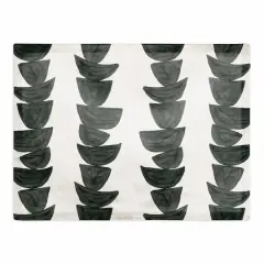 Monochromatic Stacked Bowls Cotton Twill Placemat