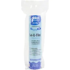 Pellon&reg; Sol-U-Film&trade; Clear Wash Away Embroidery Stabilizer, 8'' x 9yd.